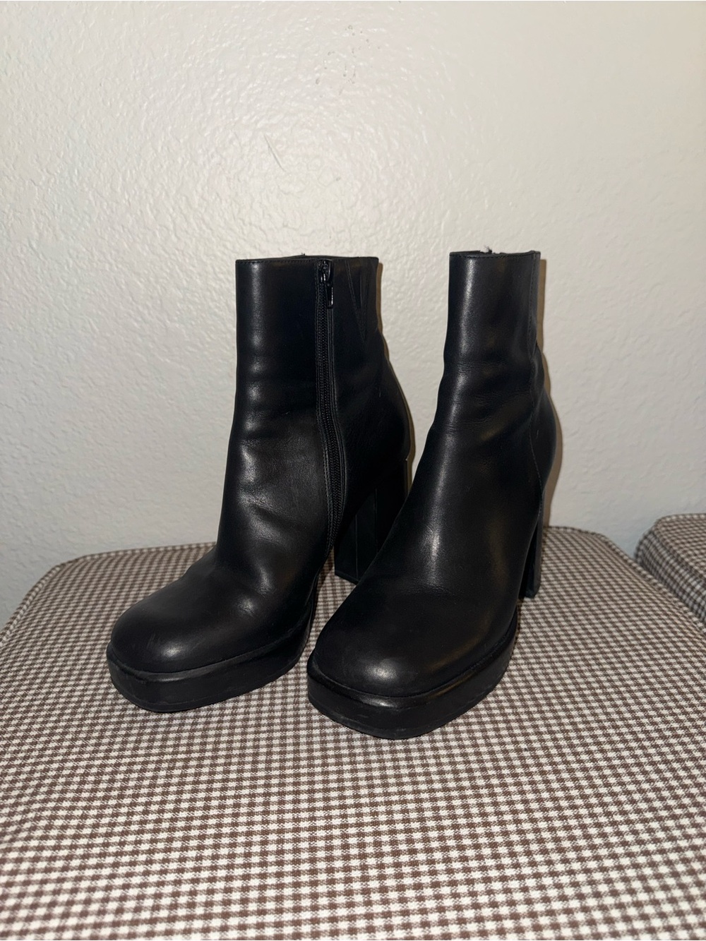 Jeffery Campbell: Women's Black Platform Ankle Boots